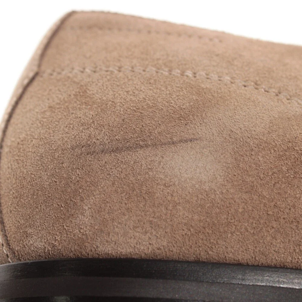 Di Bianco NWD Single Monk Strap Dress Shoes Size 42.5 (US 9.5) in Brown Suede